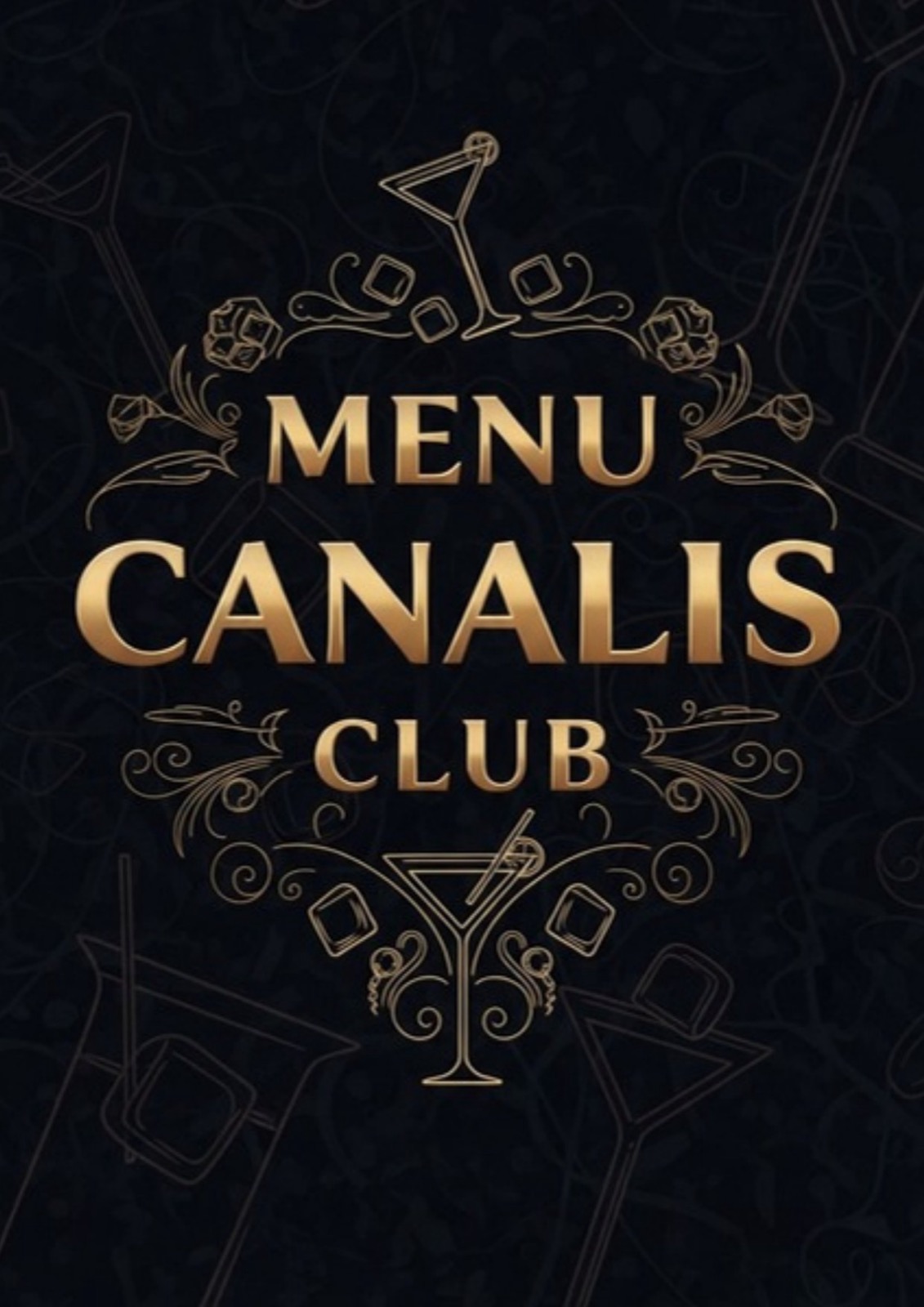 Bìa thực đơn Canalis Club